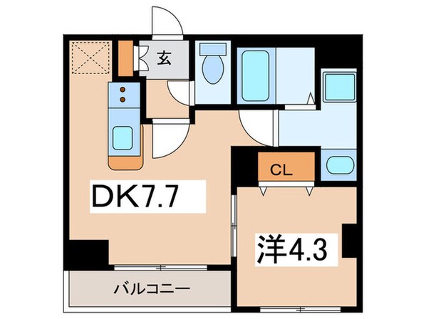 THE PALMS町田Ⅱの物件間取画像